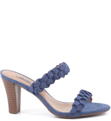 Mule Trança Dark Jeans
