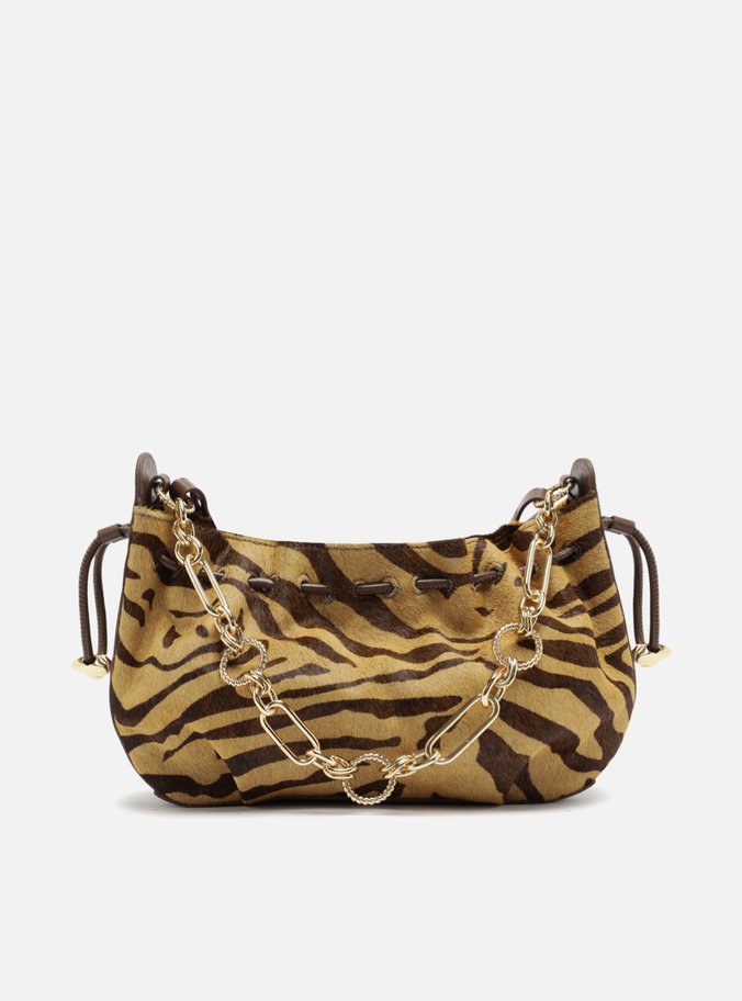 Bolsa Shoulder Animal Print Grande Corrente