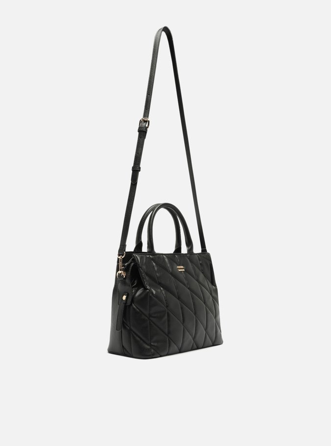 Bolsa Shopping Preta Grande Costuras
