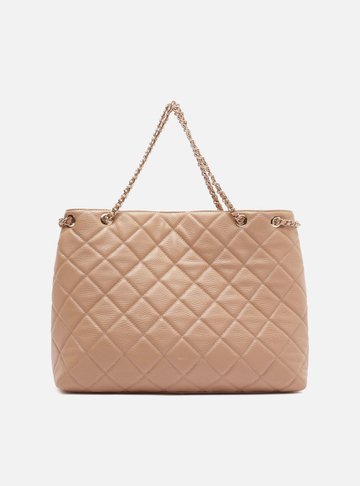 Arezzo — Bolsa Tote Rosa Couro Matelassê Gab Grande