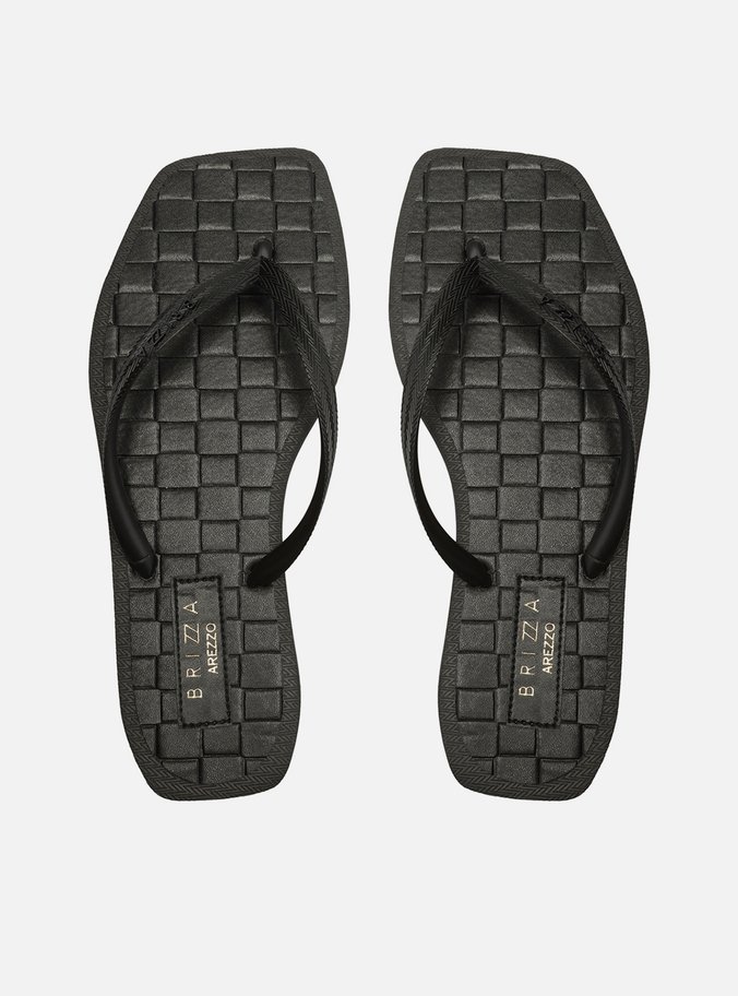 Chinelo de Dedo Preto Jelly