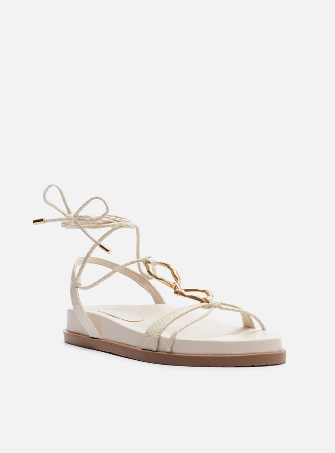 Sandália Papete Off-White Corrente Amarração