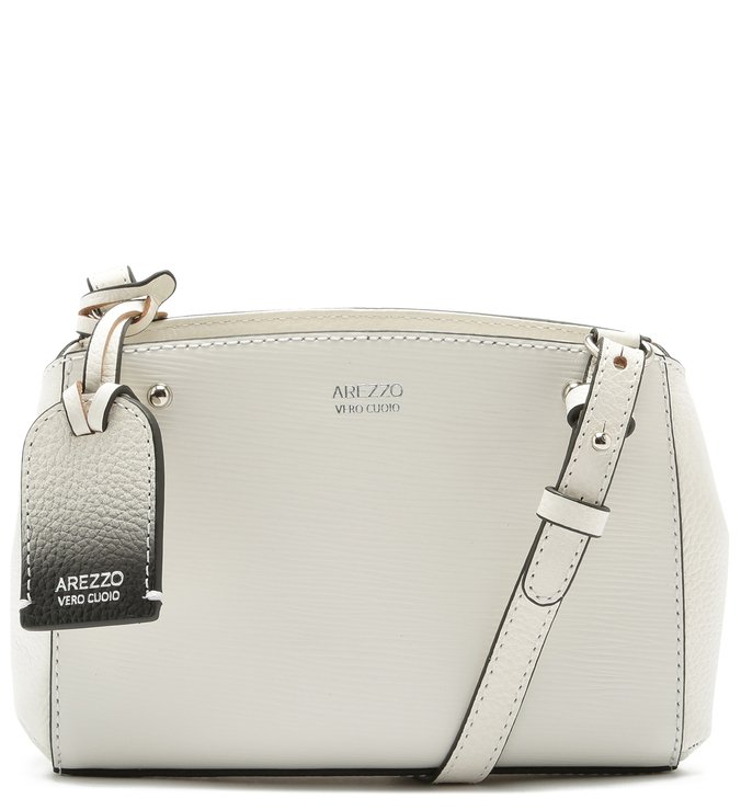 Bolsa Tiracolo Couro Bella Pequena Bianco