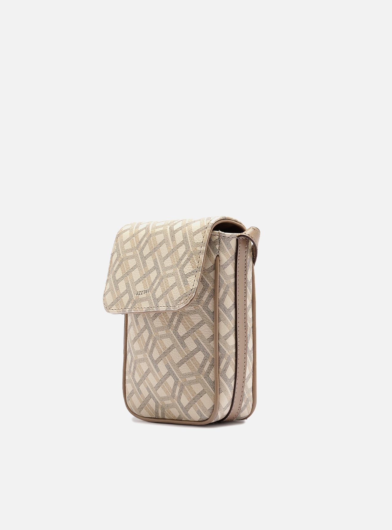 Bolsa Porta Celular Multineutra Couro Pequena Monograma — foto 2