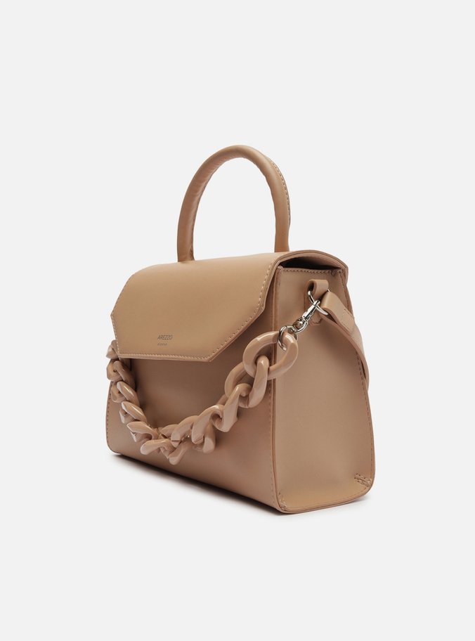 Bolsa Satchel Nude Iara Média Giorno