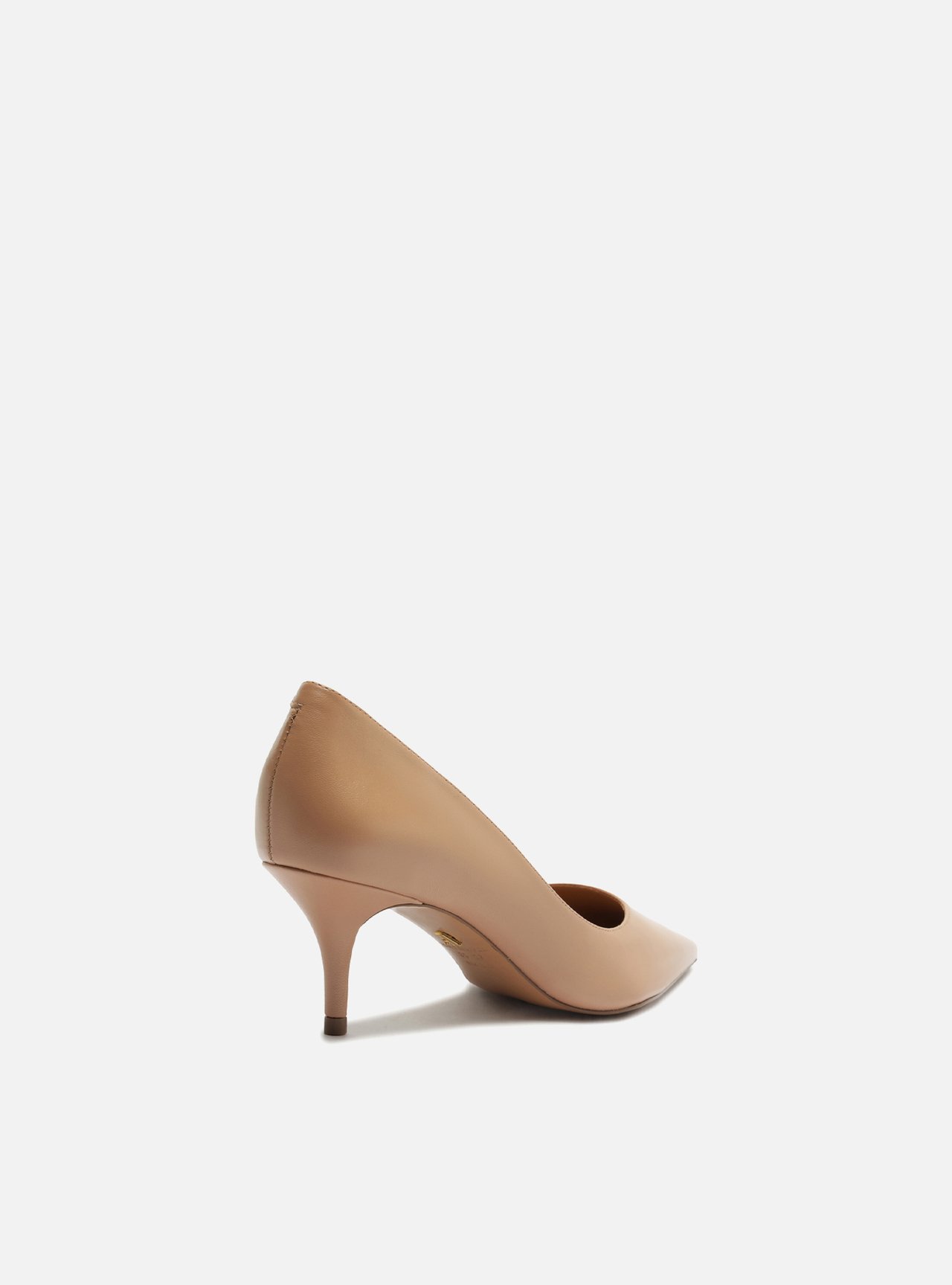Scarpin Nude Couro Salto Fino Essencial 60 — foto 3