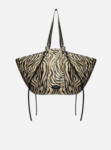 Bolsa Shopping Animal Print Grande Soft Tiras