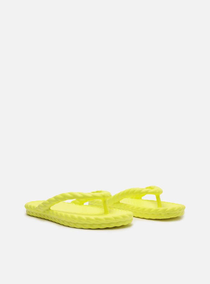 Chinelo de Dedo Amarelo Marrocos Neon