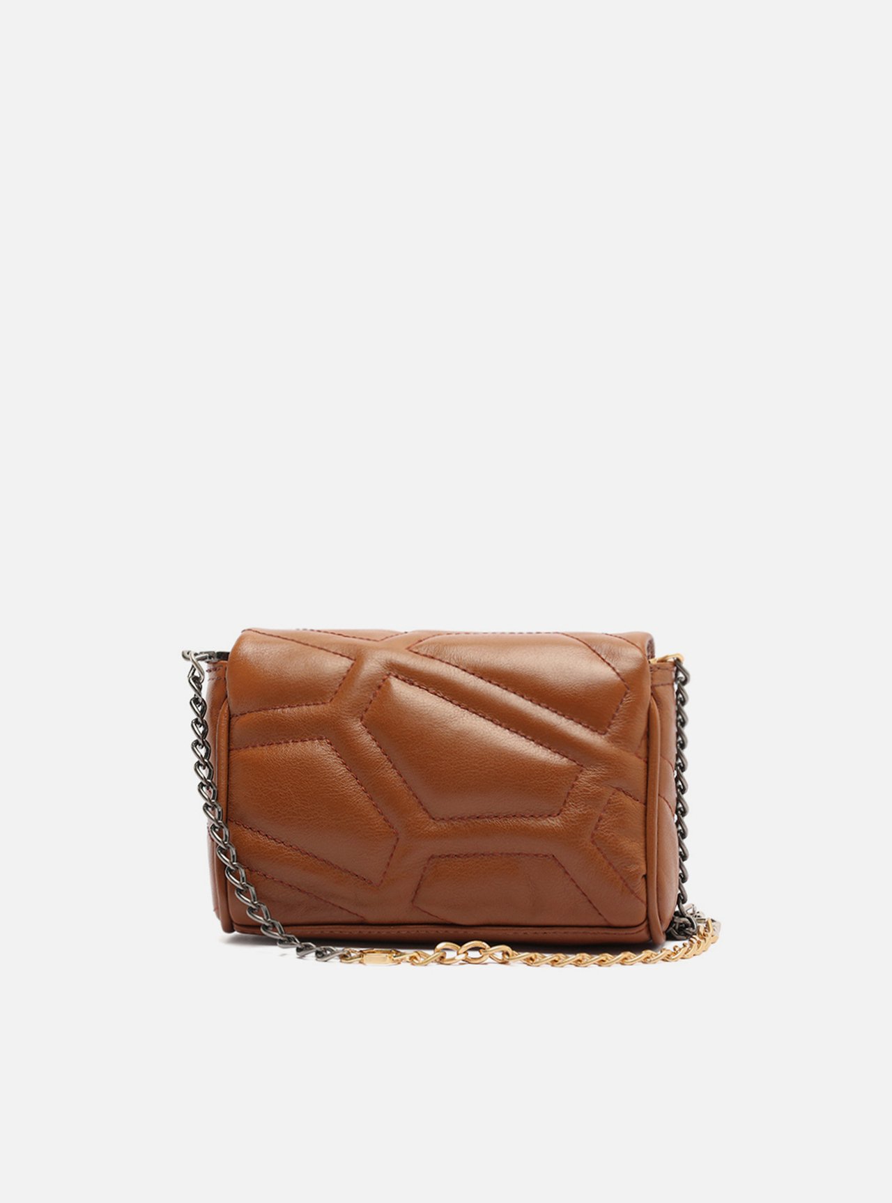 Bolsa Tiracolo Marrom Couro Emma Pequena — foto 3