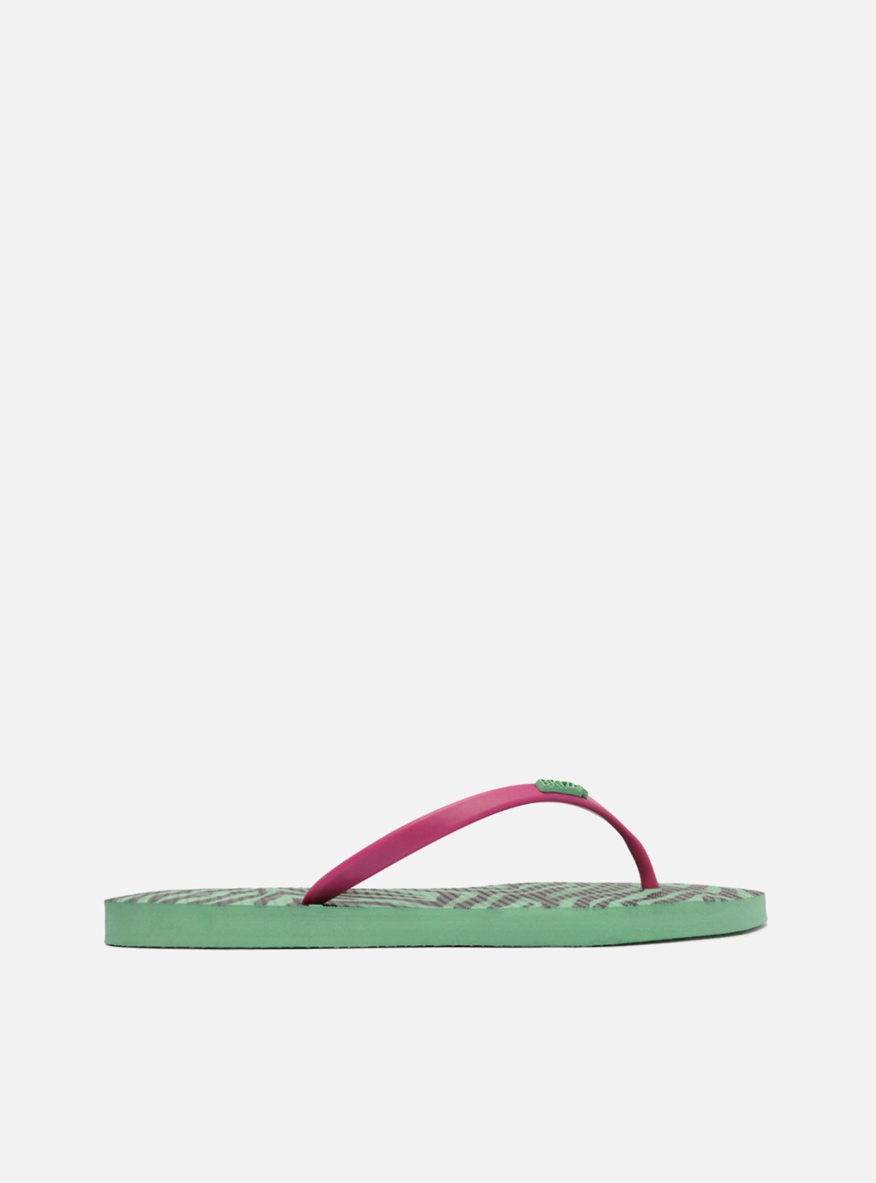 Chinelo de Dedo Multicolorido Estampa Brizza — foto 3