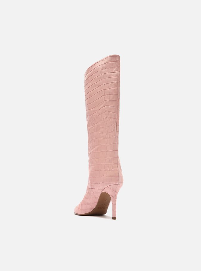 Bota Rosa Soft Croco Cano Alto Miranda