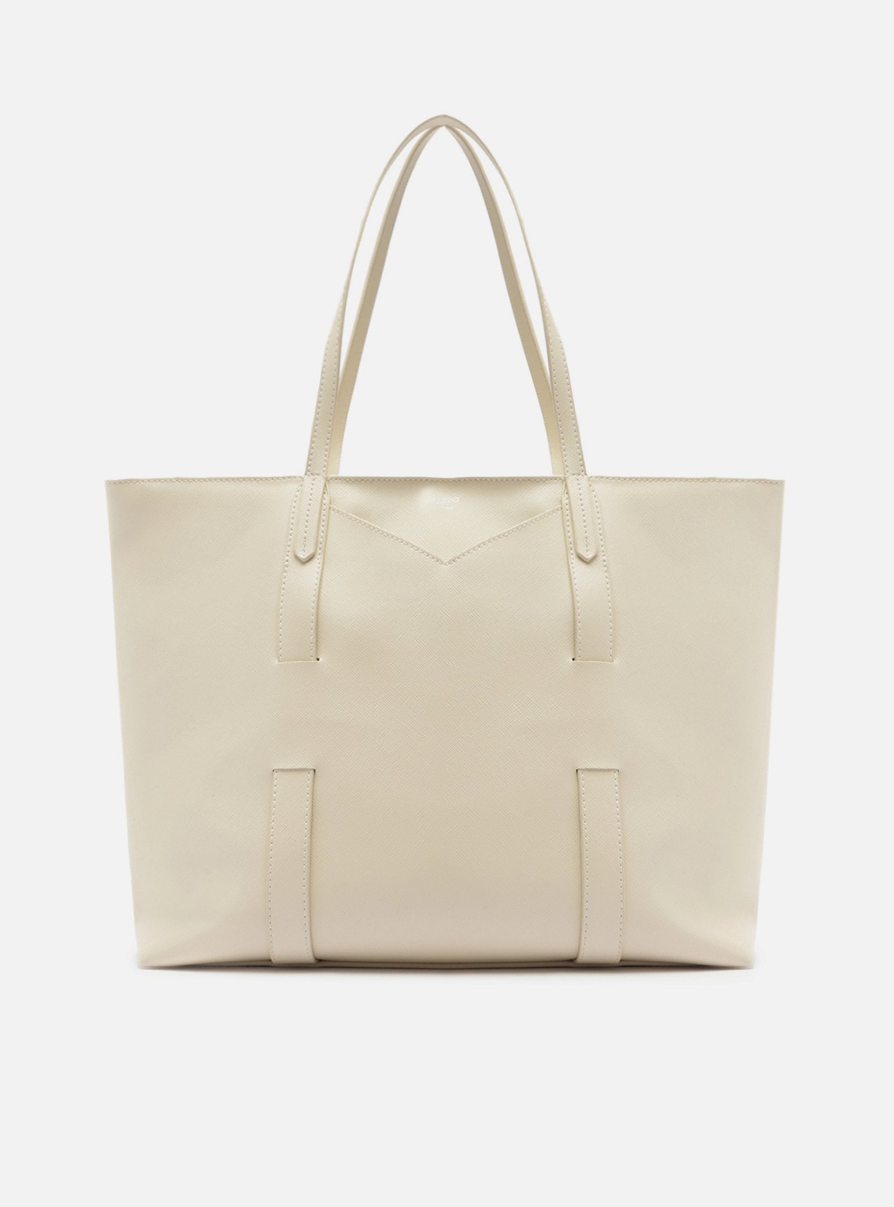 Bolsa Shopping Branca Grande Tiras Capa — foto 1