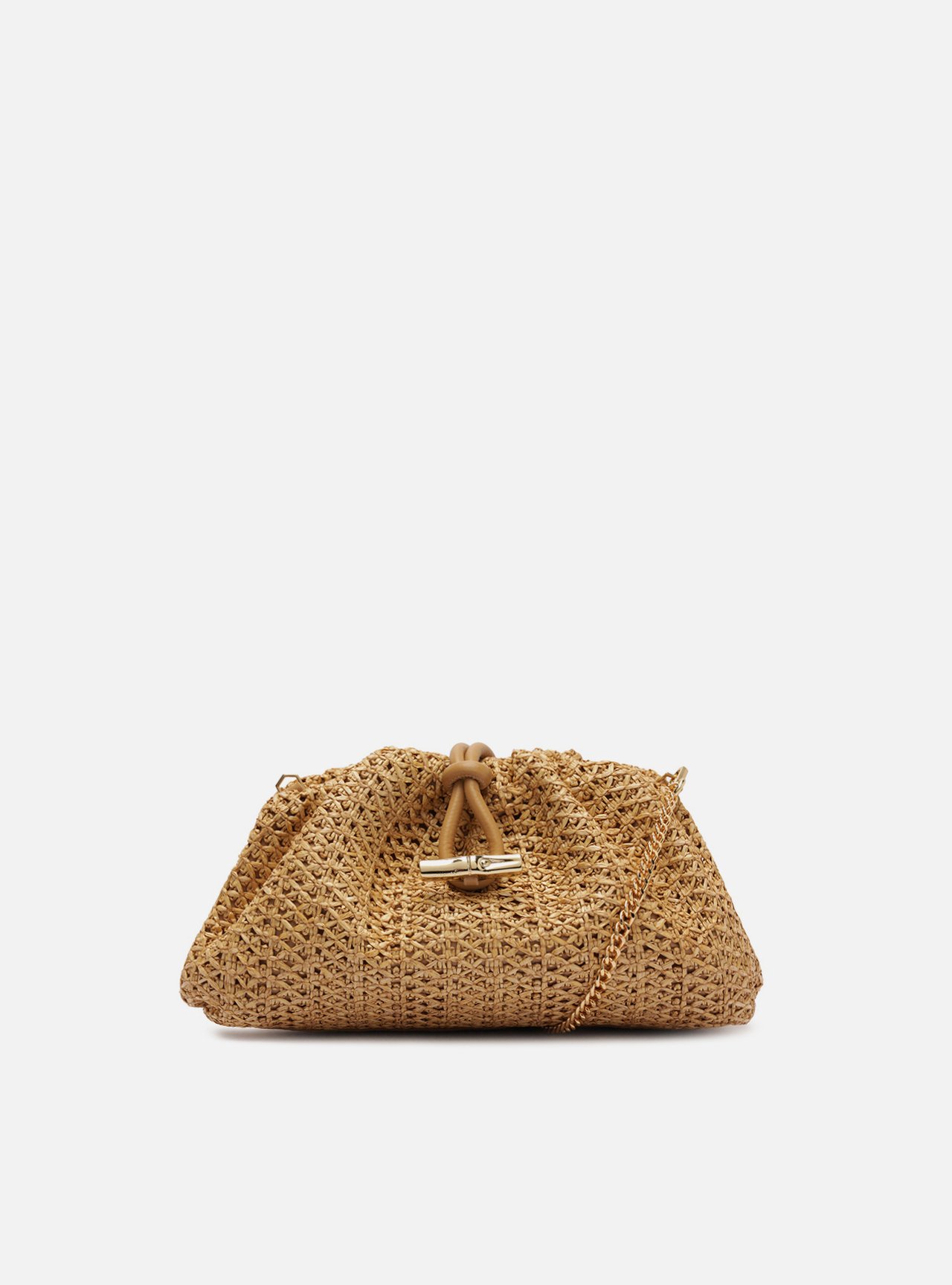 Bolsa Tiracolo Bege Palha Isla Média | Arezzo