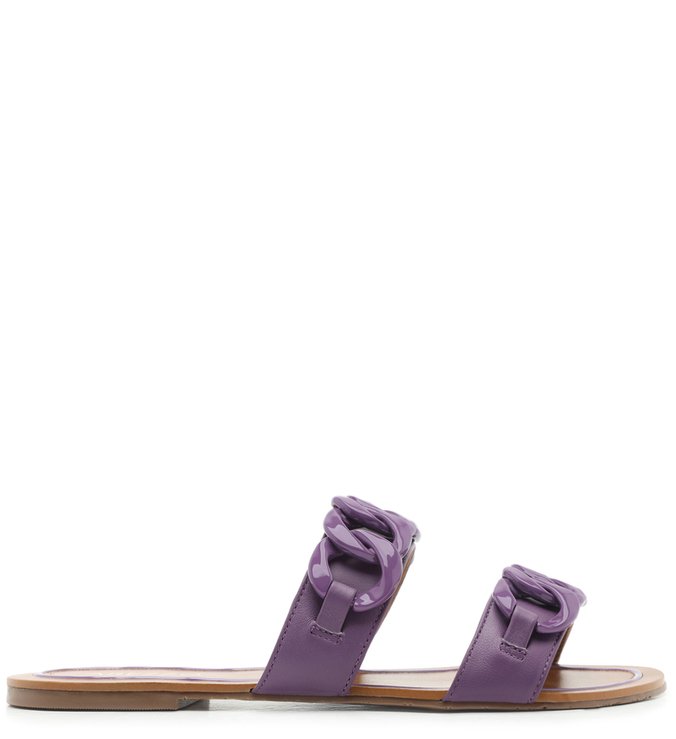 Rasteira Roxa Corrente Real Purple