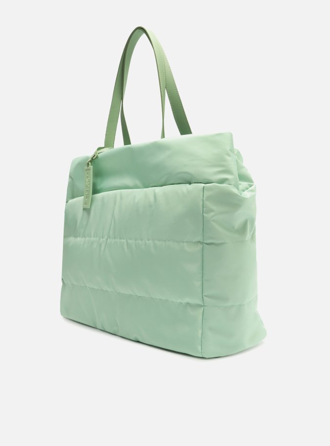 Bolsa Shopping Verde Nylon Grande Brizza