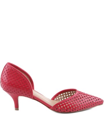 Scarpin Perfurado Scarlet