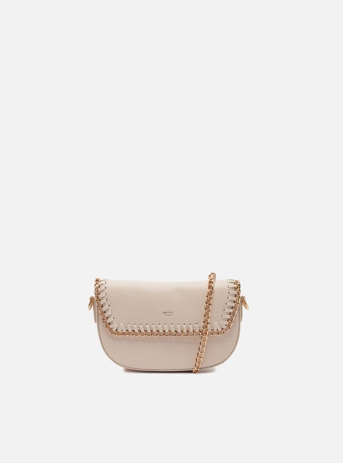 Bolsa Tiracolo Marrom Pequena Corrente