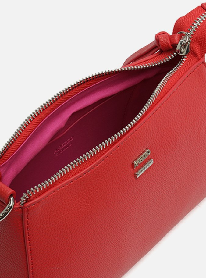 Bolsa Tiracolo Vermelha Corrente Pequena
