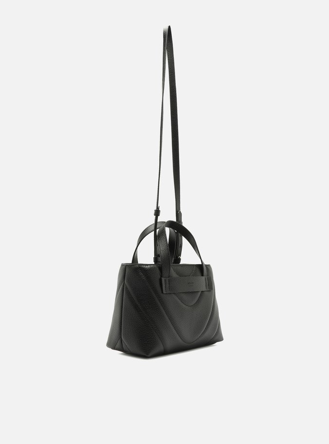 Bolsa Tote Preta Zíper Média