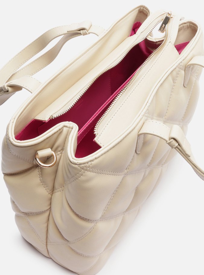 Bolsa Tote Off-White Matelassê Média