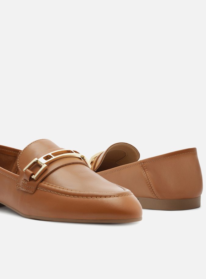 Mocassim Marrom Bico Redondo