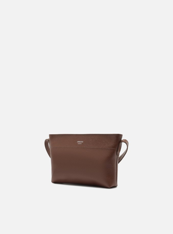 Bolsa Tiracolo Marrom Pequena
