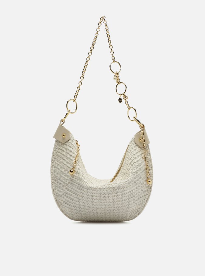 Bolsa Hobo Branca Corrente
