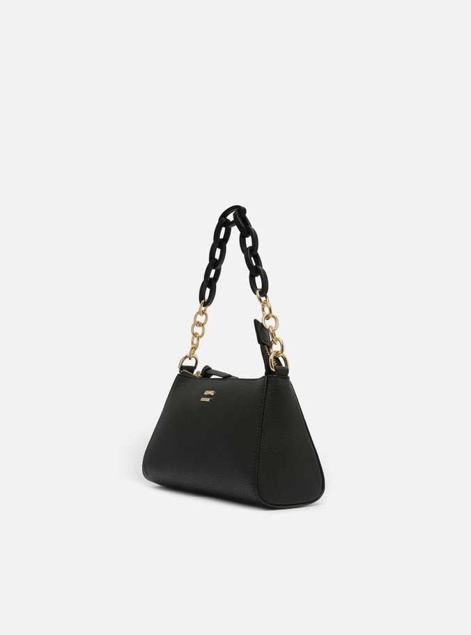 Bolsa Tiracolo Preta Corrente Pequena