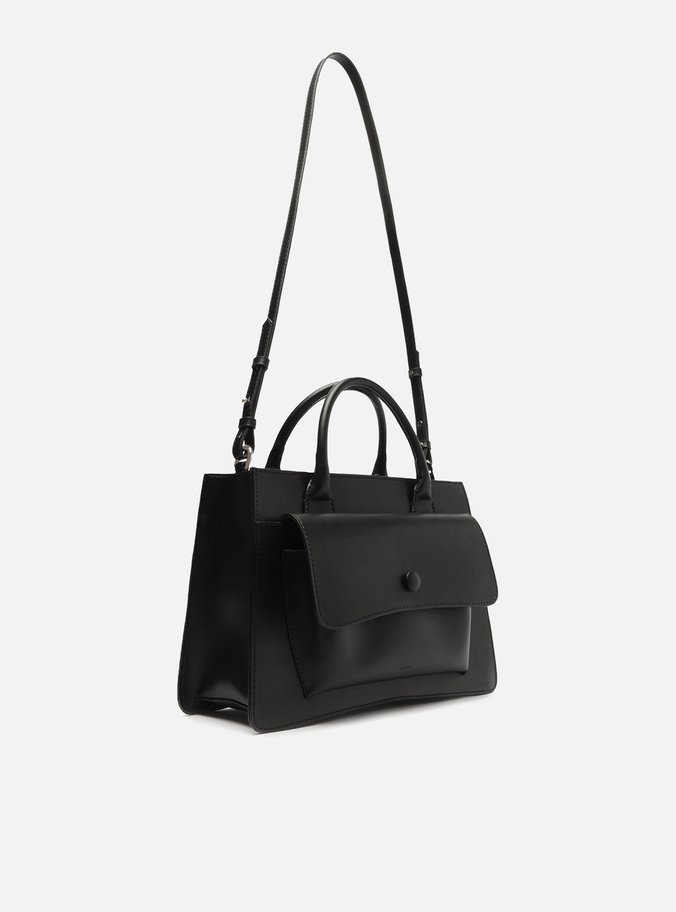 Bolsa Tote Preta Mirela Média