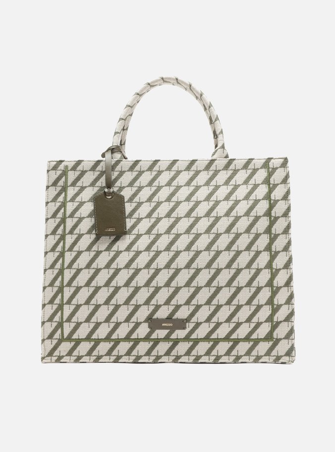 Bolsa Verde Shopping Grande ZZ Graphic