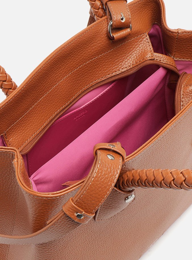 Bolsa Shopping Marrom Grande