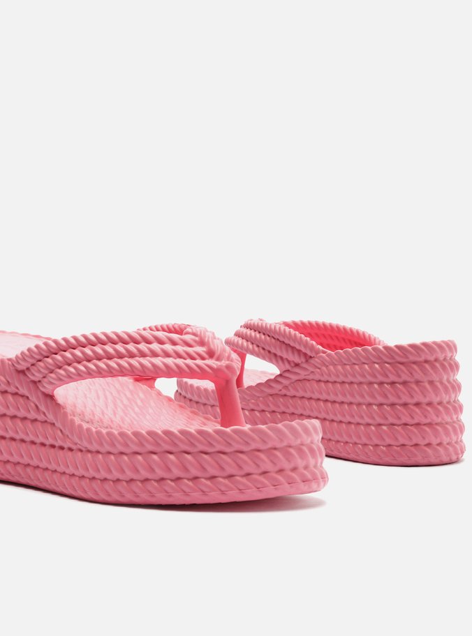 Tamanco Plataforma Rosa Marrocos Sun