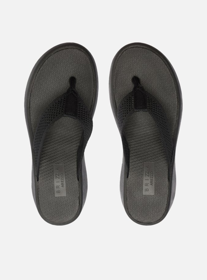 Tamanco Preto Flatform Crochê