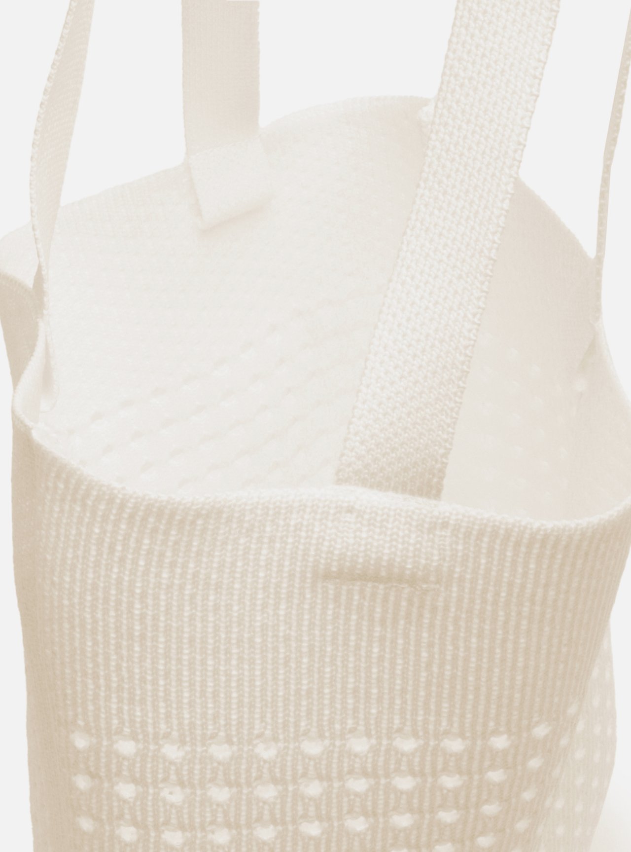 Bolsa Shopping Branca Crochê Grande Marina — foto 4