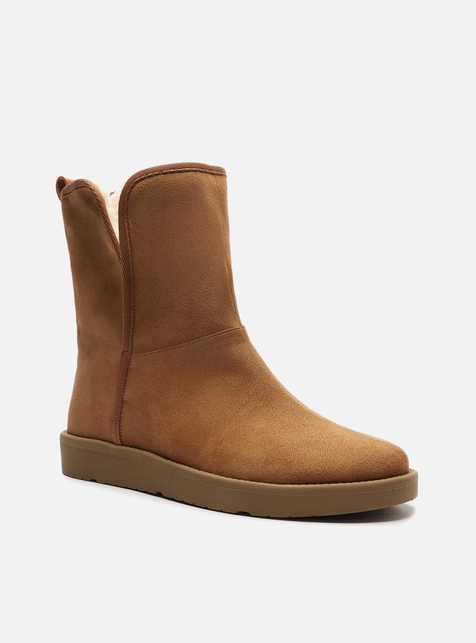 Bota Marrom Camurcina e Pelos Home