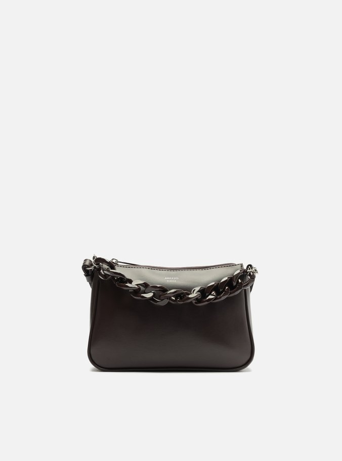 Bolsa Tiracolo Marrom Escura Iara Pequena