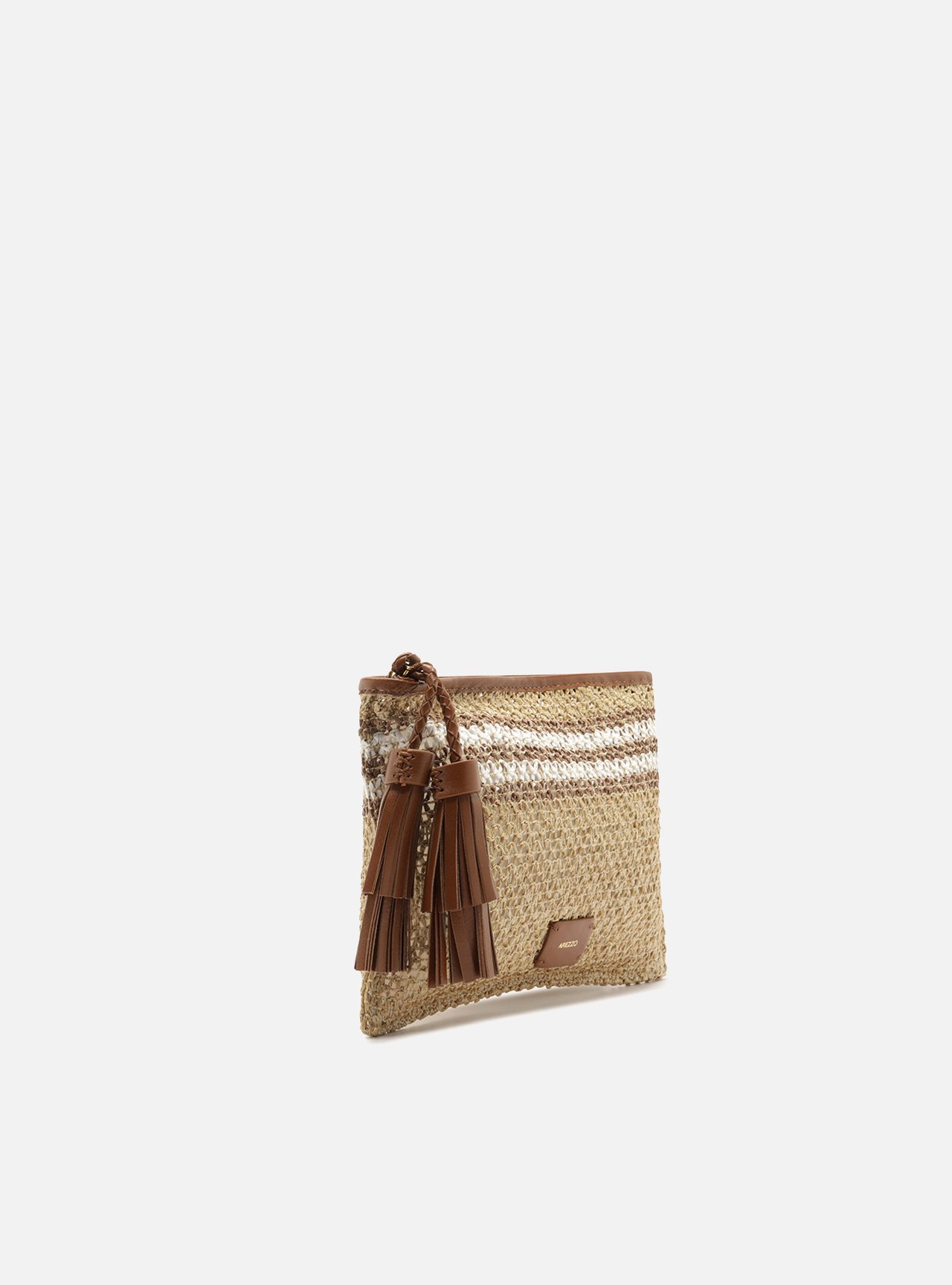 Necessaire Marrom Couro Palha Barbicachos — foto 5