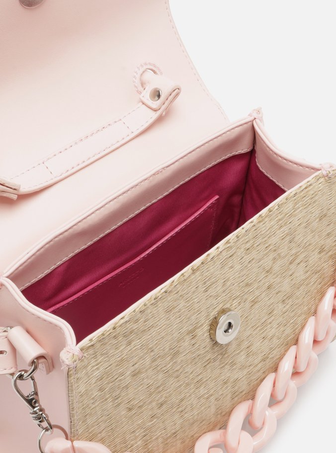 Bolsa Satchel Rosa Iara Média