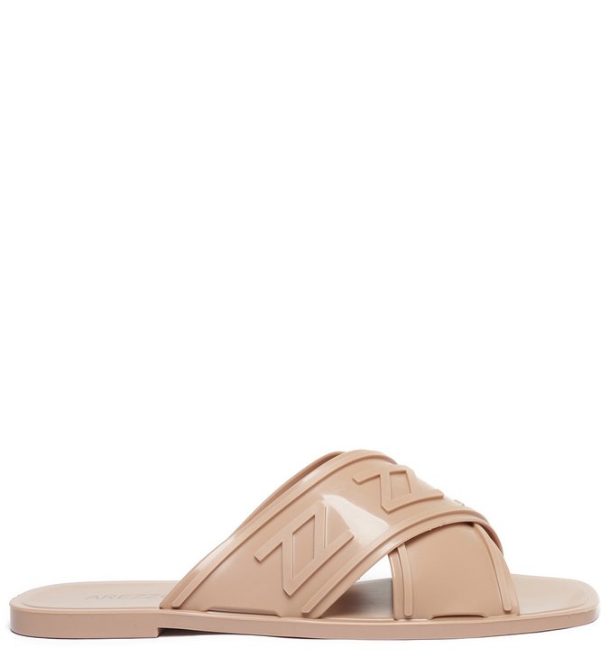 Rasteira Bico Quadrado Rosa Brizza