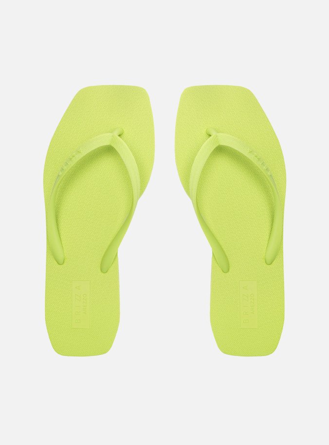 Chinelo de Dedo Verde Lima Básico Square Brizza