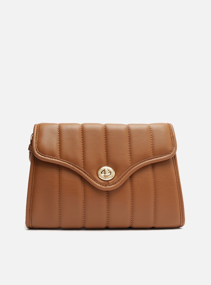Bolsa Tiracolo Marrom Média
