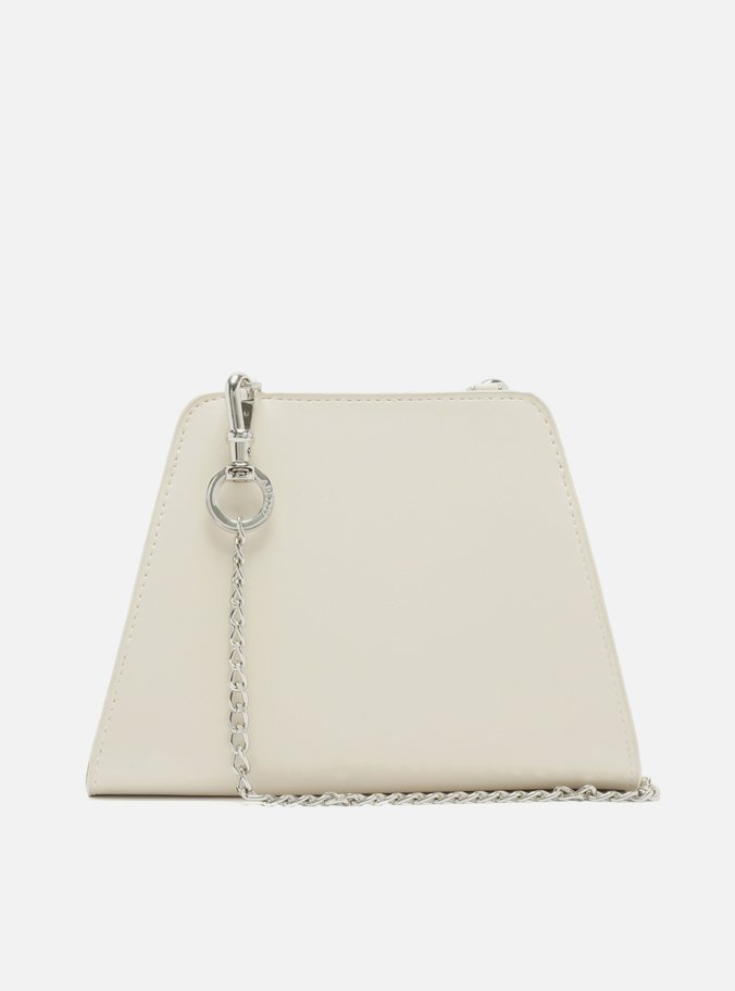 Bolsa Clutch Branca Pequena Botão