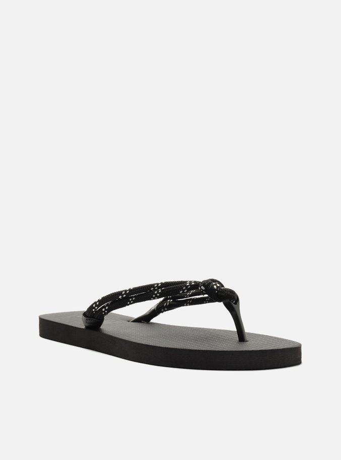 Chinelo de Dedo Preto Essential Cordão