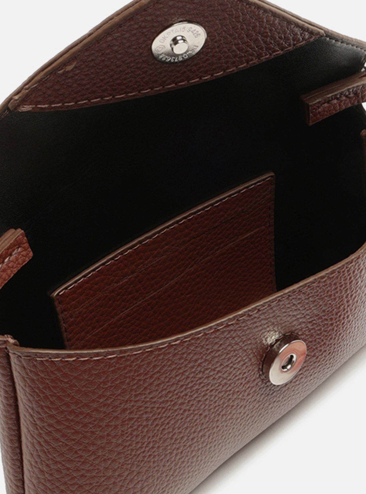 Bolsa Tiracolo Marrom Pequena Corrente — foto 4