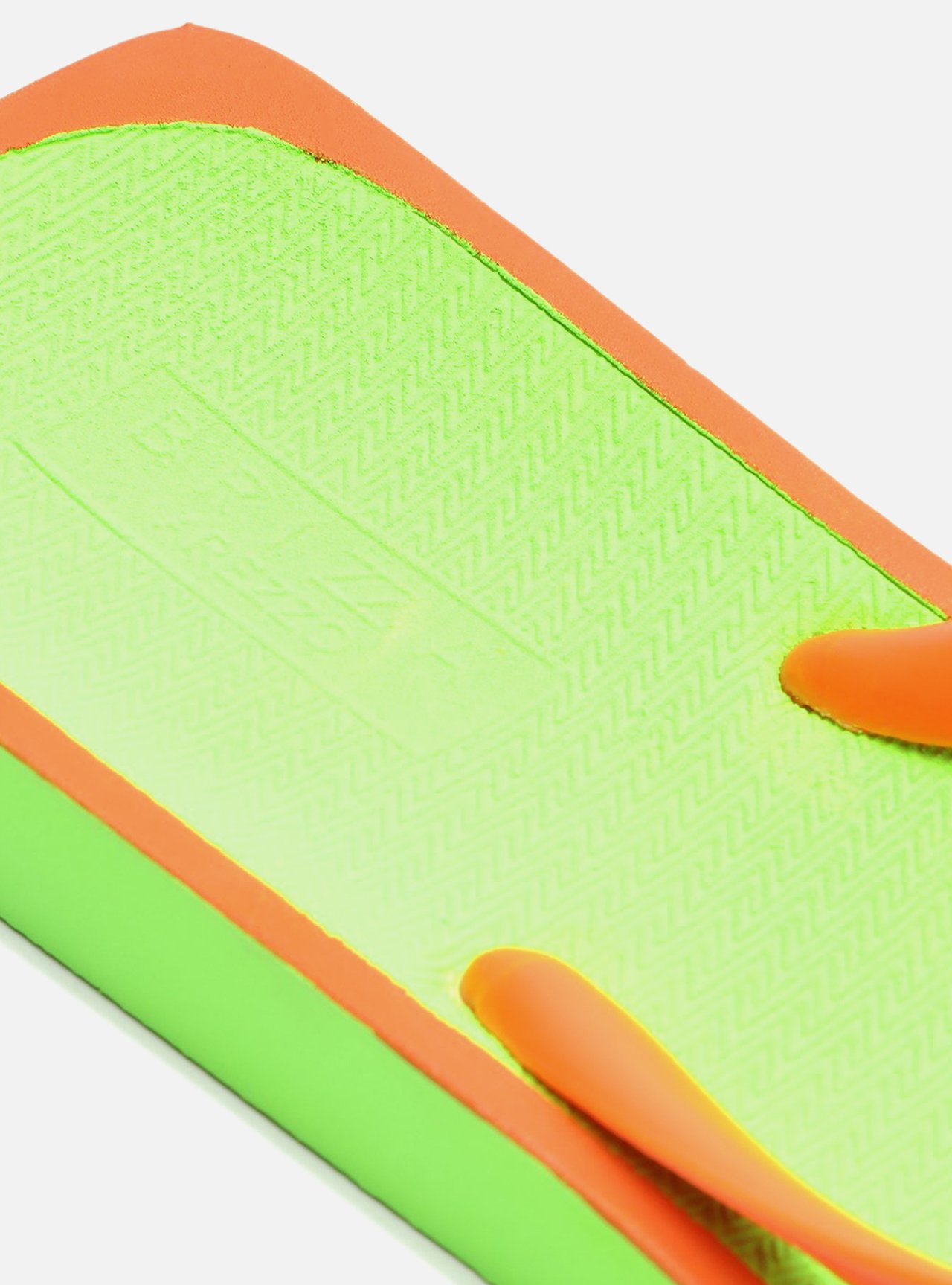 Chinelo de Dedo Verde com Tiras Laranja Brizza — foto 7