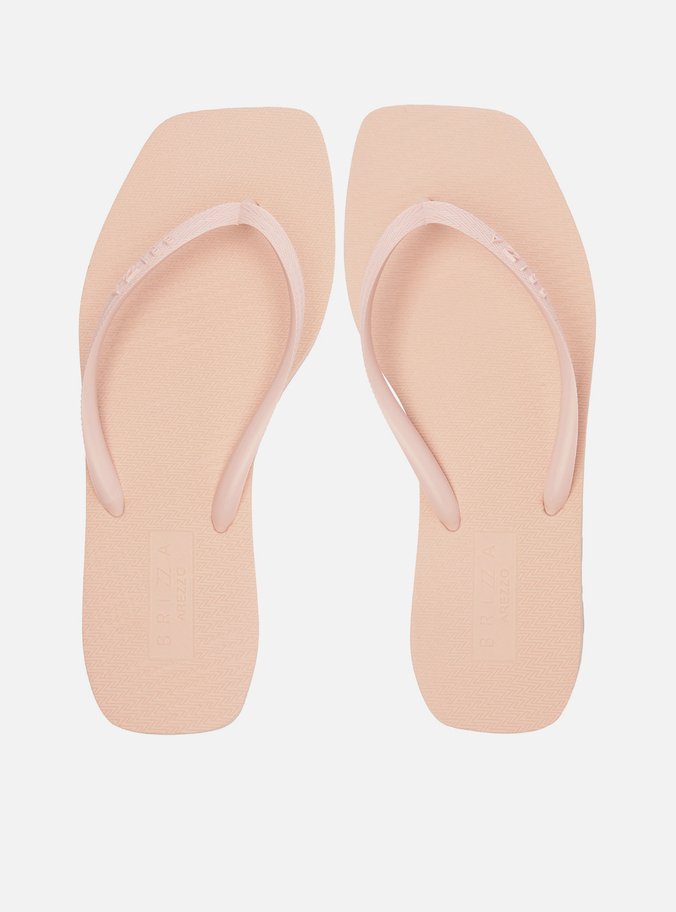 Chinelo de Dedo Rosa Básico Square Brizza