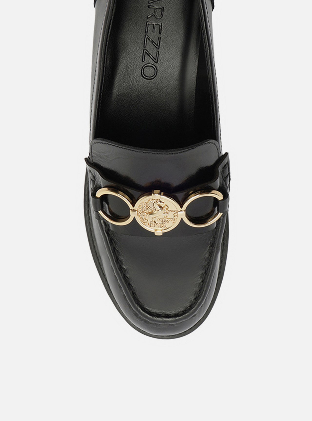 Mocassim Preto Couro Metal Heritage — foto 5