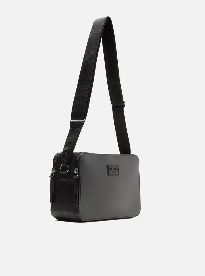 Bolsa Tiracolo Preta Média Brizza