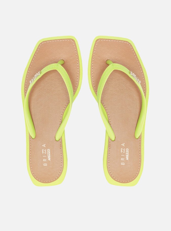 Chinelo de Dedo Verde Lima Square Recouro Brizza