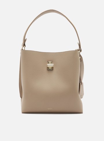 Bolsa Tote Cinza Grande